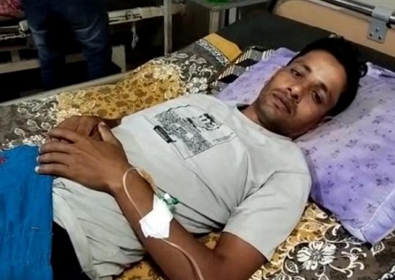 BJP supporter was beaten up in Bagma by own Party members for not Joining BJP's Rally BJP supporter was beaten up in Bagma by own Party members for not Joining BJP's Rally